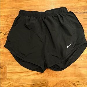 Nike Black Dri-Fit Running Shorts with Inner Brief - Size Medium